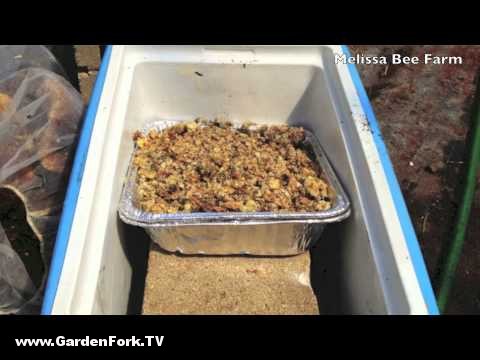 DIY Solar Beeswax Melter Video by Rick - GardenFork.TV - DIY Living