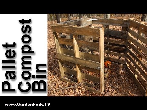 Pallet Compost Bin Plans