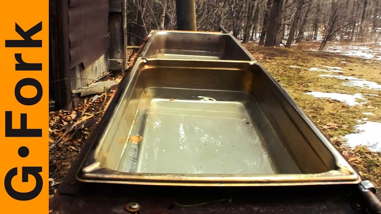 Steam Table Pan Maple Syrup Evaporator Improvements - GF Video