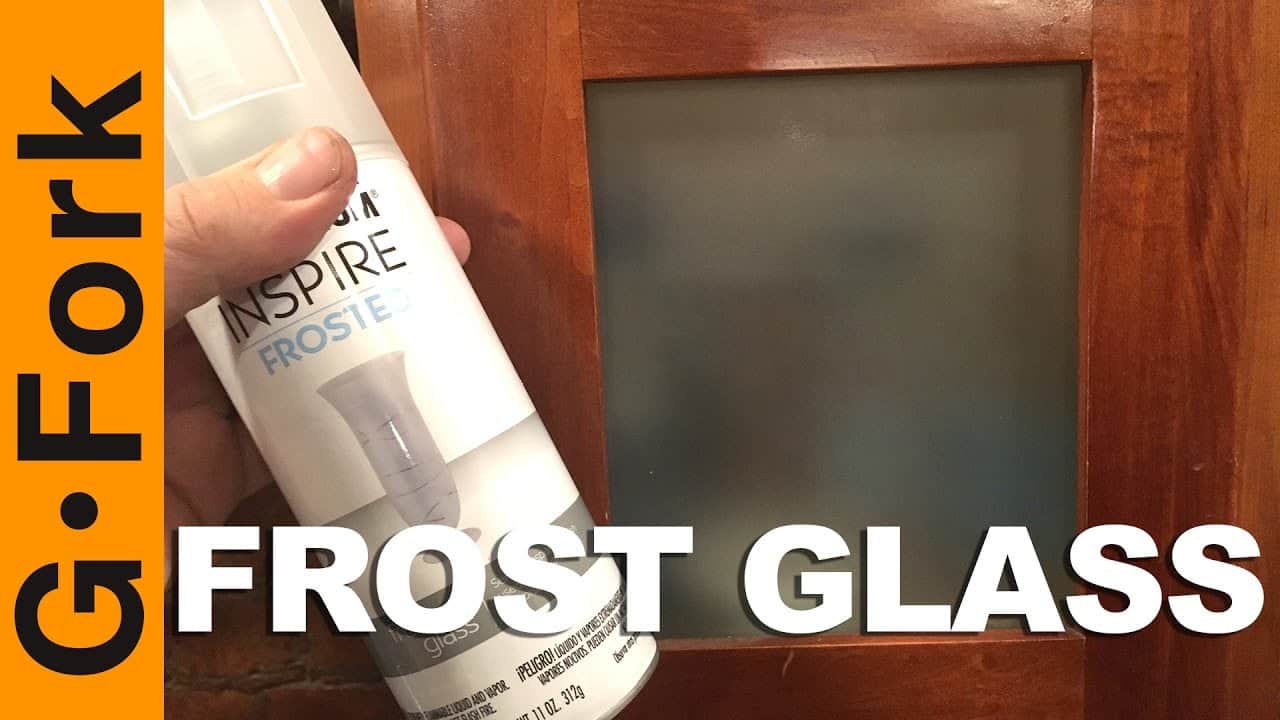 How Do You Frost Glass? With Frosted Glass Spray Paint - GF Video