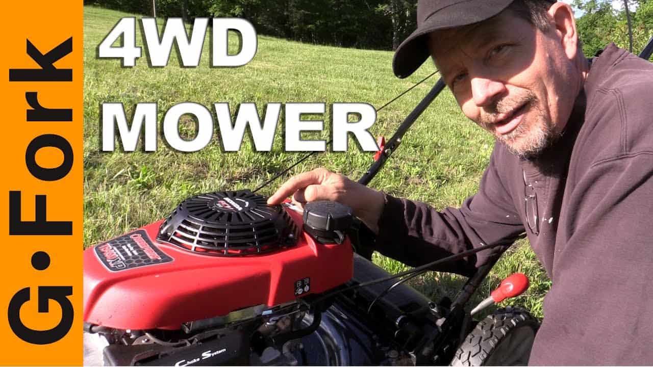 A 4WD Self Propelled Mower Review, The Troy-Bilt 4x4 XP - GF Video