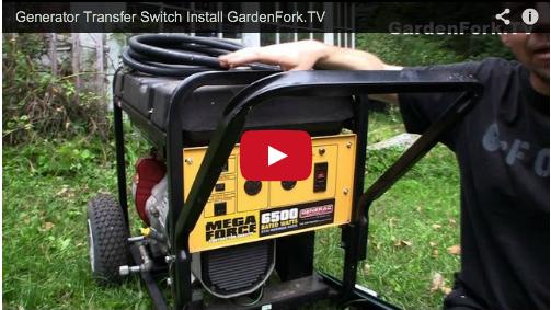 generator transfer panel installation