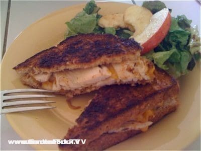 grilled cheese recipe on www.gardenfork.tv