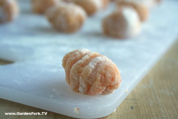 Gnocchi made with Yam