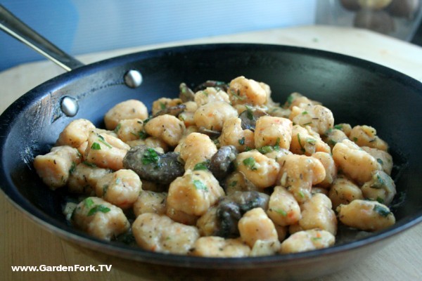 Gnocchi made with Yam