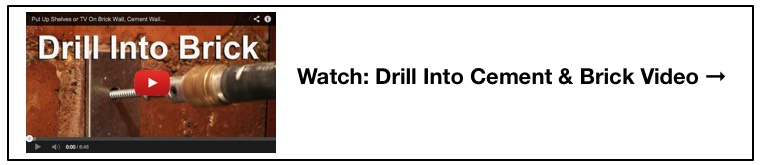 drill into brick video insert