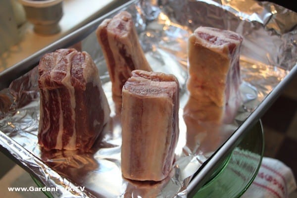 Short Ribs ready to be oven browned