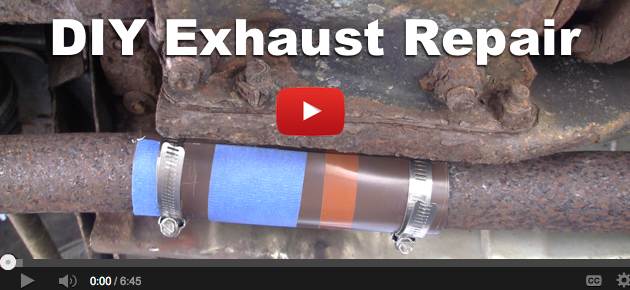 FLEX PIPE EXHAUST REPAIR !! EASY DIY !!!! 