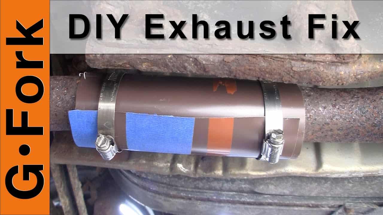 Exhaust Pipe Repair Hack - DIY GF Video