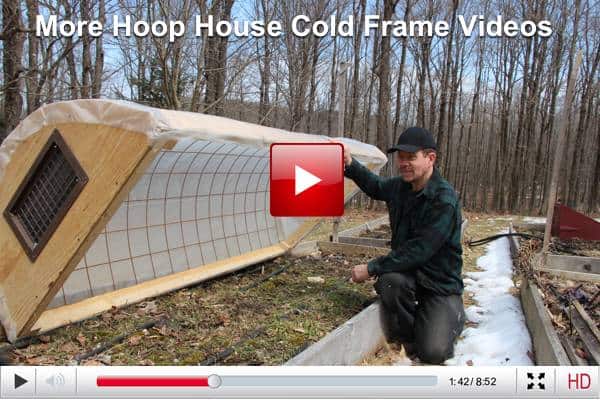 hoop house cold frame