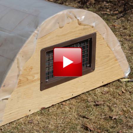 hoop house cold frame