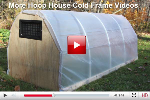 hoop house cold frame