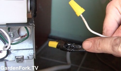 electrical wiring of dishwasher