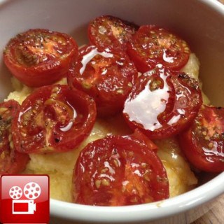 roast cherry tomato and polenta recipe