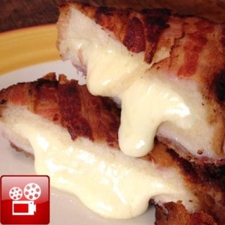 Bacon Wrapped Grilled Cheese Recipe