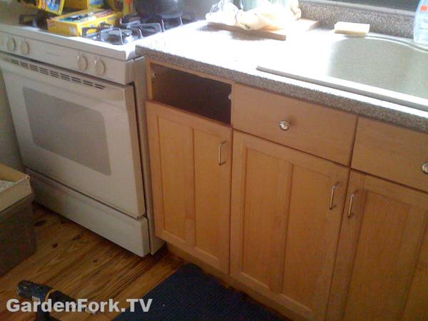 Custom DIY Dishwasher Installation