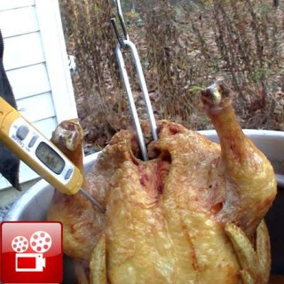 How to deep fry turkey
