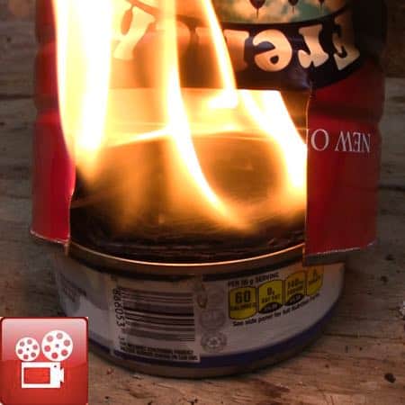 Tin Can Camp Stove, Buddy Burner, or Hobo Stove - GF Video - GardenFork -  Eclectic DIY