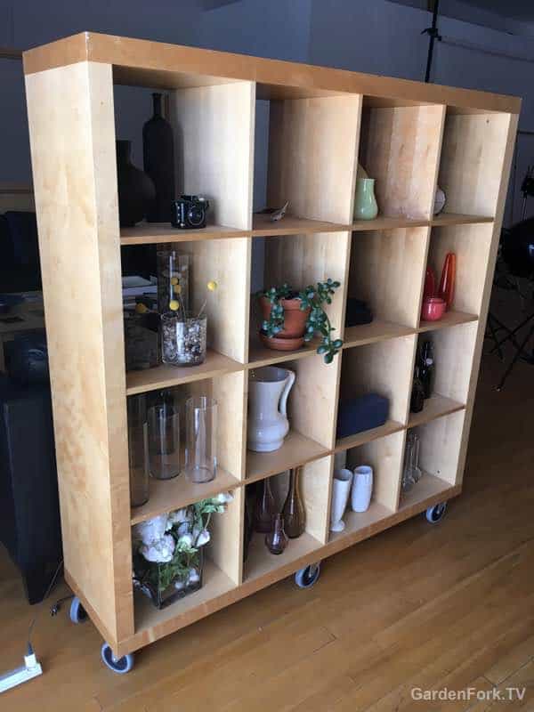 Kallux Ikea Hack Rolling Shelving Unit GardenFork Eclectic DIY