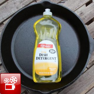 can you use soap on cast iron