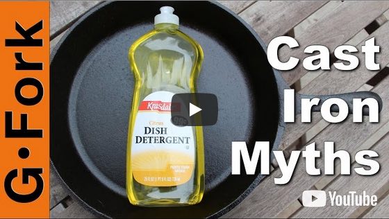 Use Soap Cast Iron Video