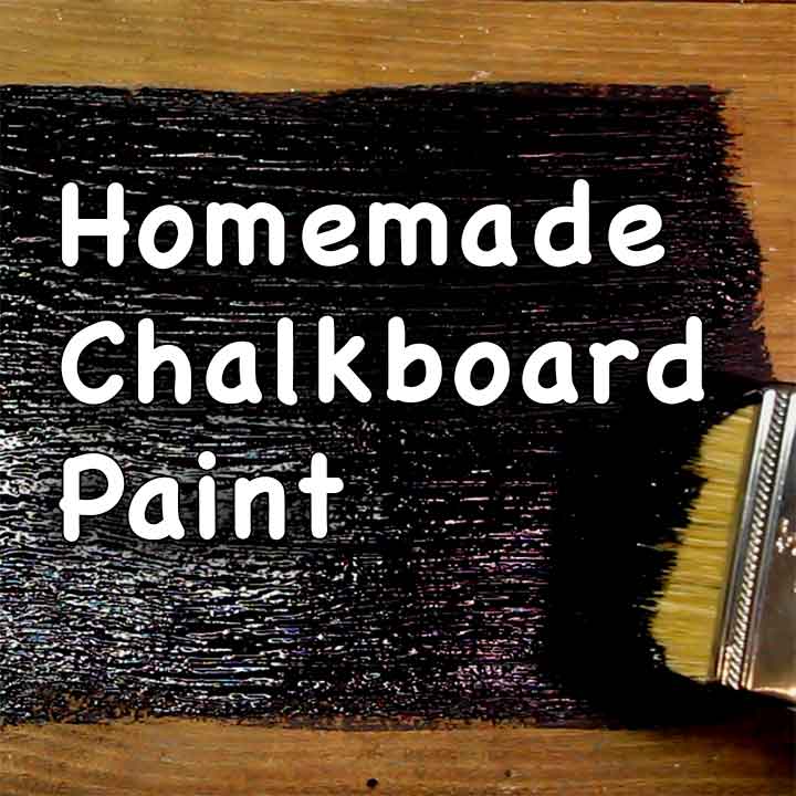 homemade chalkboard