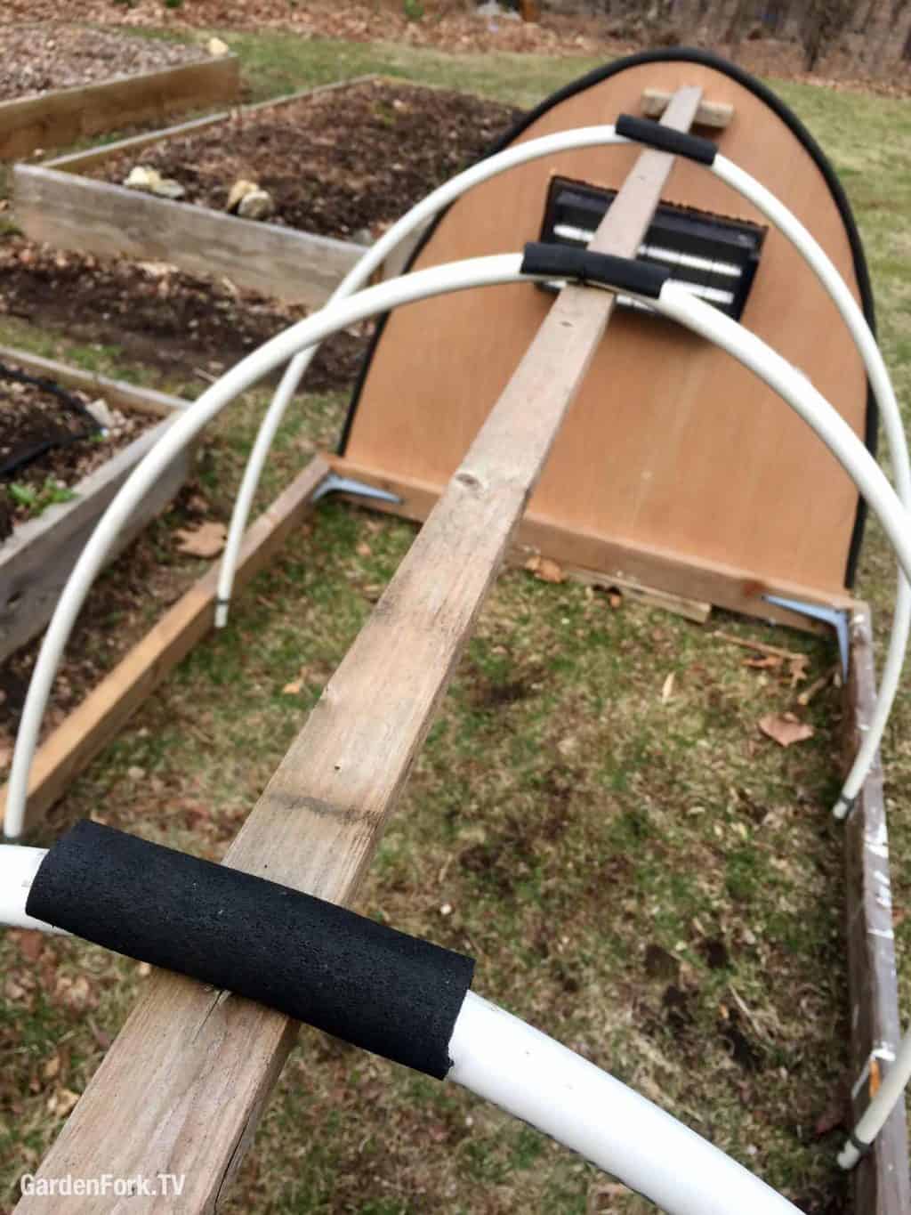 greenhouse being built