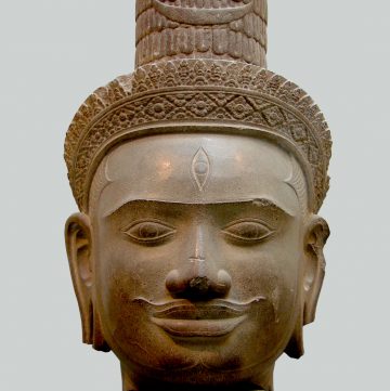 Cambodian Shiva Head